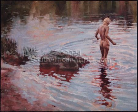 Bather in the Lake