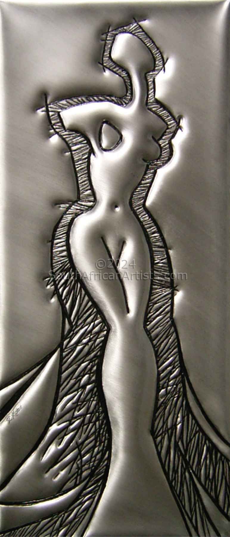 Female Figure 1 in Metal Sculpture 1/1