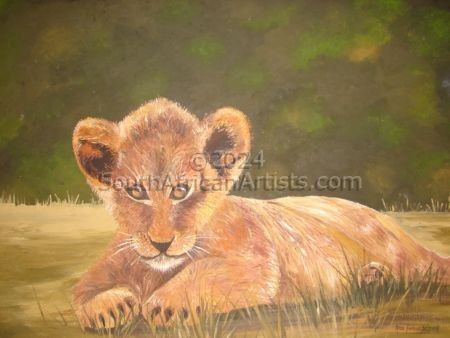 Lion Cub Resting