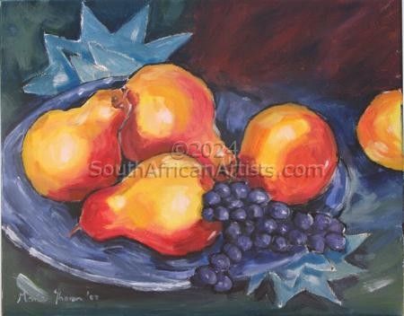 Pears and Grapes II