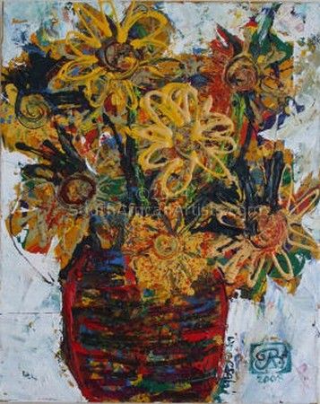 Sunflowers after Van Gogh