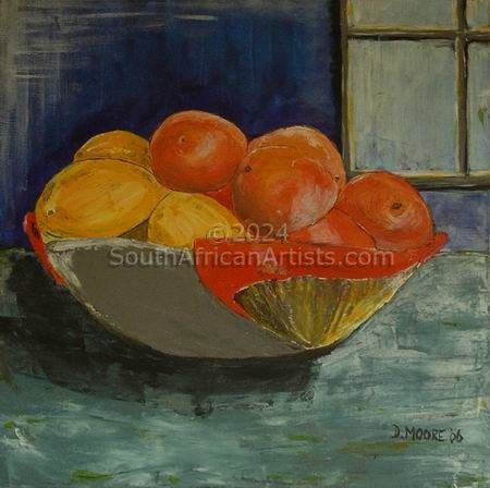 Oranges and Lemons in a Bowl