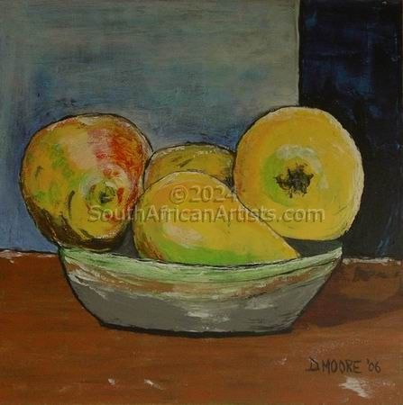 Pears in a Bowl 