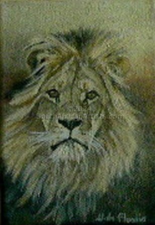 close up, lion portrait #1