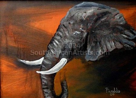 Elephant profile