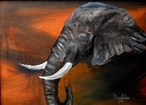"Elephant profile"
