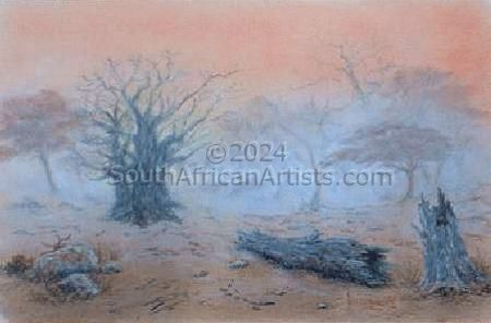 Baobab in the Mist