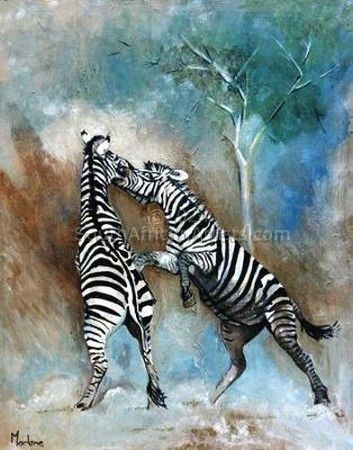 Zebra figting