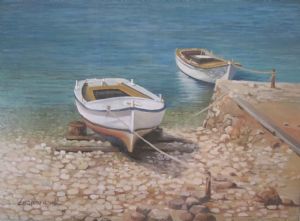 "Two Boats at Miljet - Croatia"