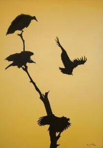 "Vultures at Sunset"