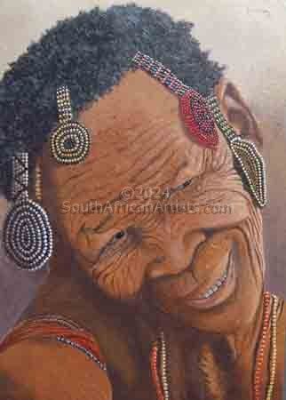 Bushman Woman With Adornments