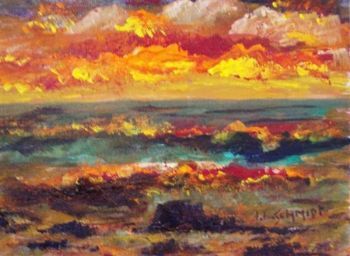 "Fiery Indian Ocean Sunrise"