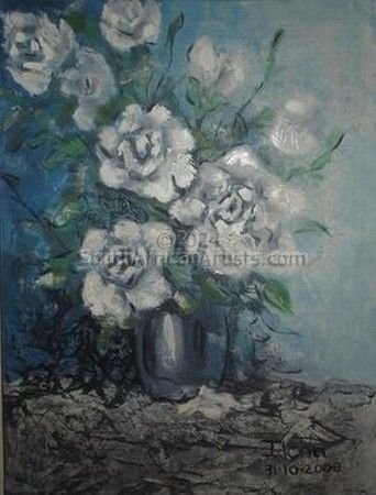 Roses in blue mood