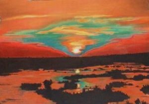"Africa in an African Sunset"