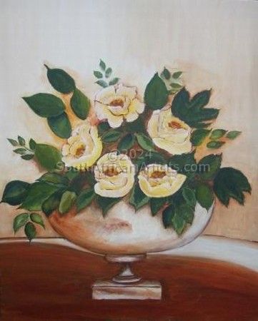Roses and Vase 