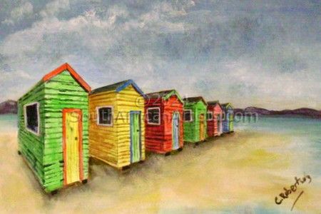 Beach Huts on the Sand