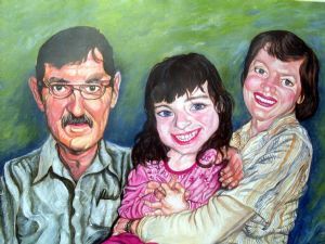 "Girl with Grandparents"