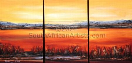 Glowing Sands Triptych