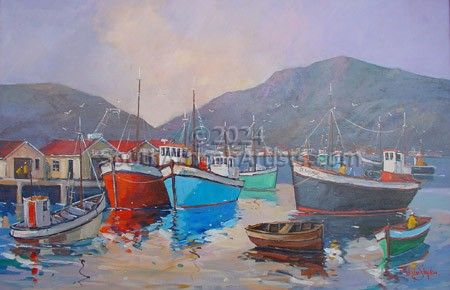 Houtbay Harbour, Fishing Boats