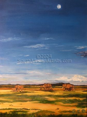 Elephants Landscape
