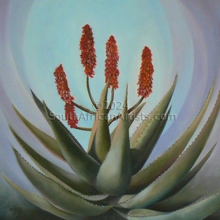 Aloe with Flowers