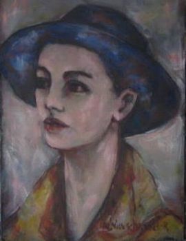 "Regal Lady with Hat"