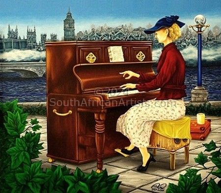 Piano Lady of the Thames 2006-2009