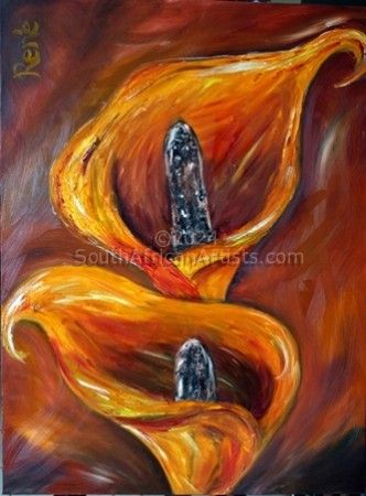 Flaming Lilies 1