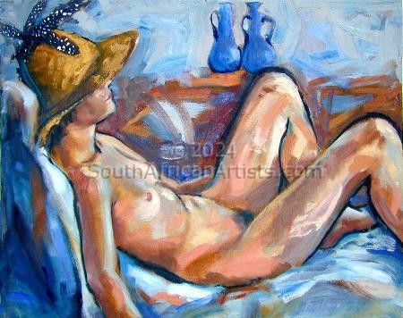 Nude With Hat