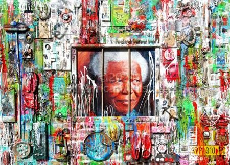 Large Mandela Talisman 2013 - 2701