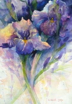 "Two Irises"