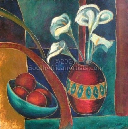 still life with lillies