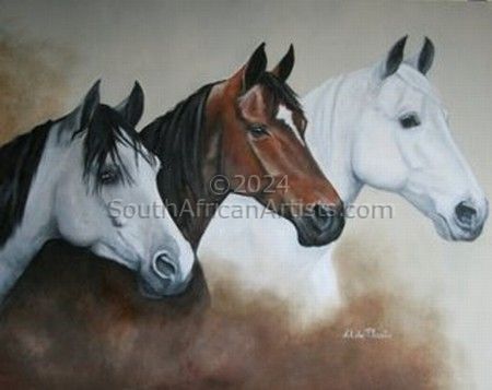 3 Horses Portrait