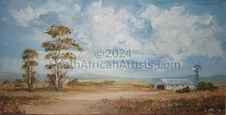 Farm Shed and Trees