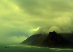 "Storm over Hout Bay"