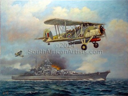 Fairey Swordfish - Direct Hits on the Bismarck
