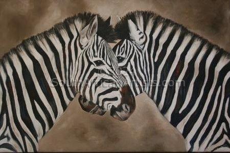 Zebras Crossing By