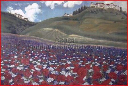 Tuscan Poppy Fields
