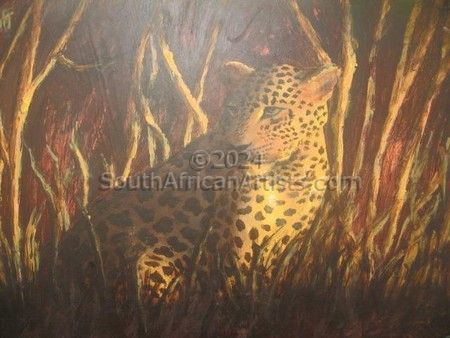 Moonlit Leopard