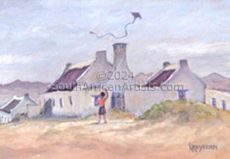 Boy Flying Kite, Arniston