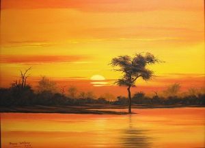 "Okavango Sunset"