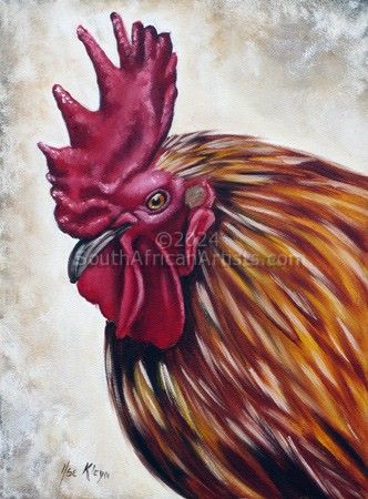 Portrait of a Rooster III