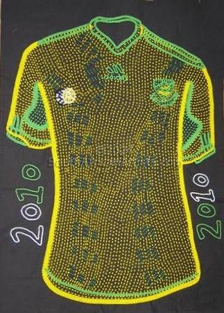 Bafana Bafana Beaded Shirt