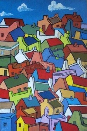 Colourful houses II