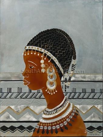 Fulani Woman with Triple Earrings