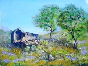 "Wildflowers at the old house"