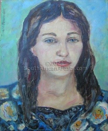 Girl with shawl