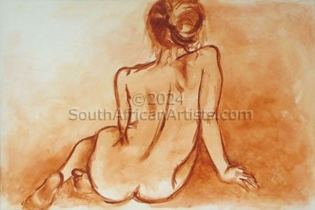 Sepia Nude - Back