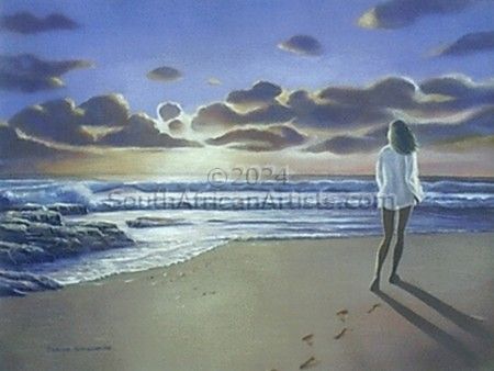 Girl on Sunrise Beach
