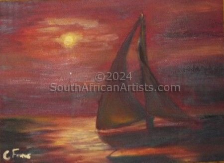 Sailboat in the Sunset